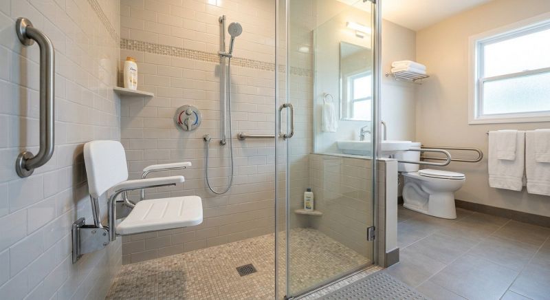 Walk In Shower Installation detail